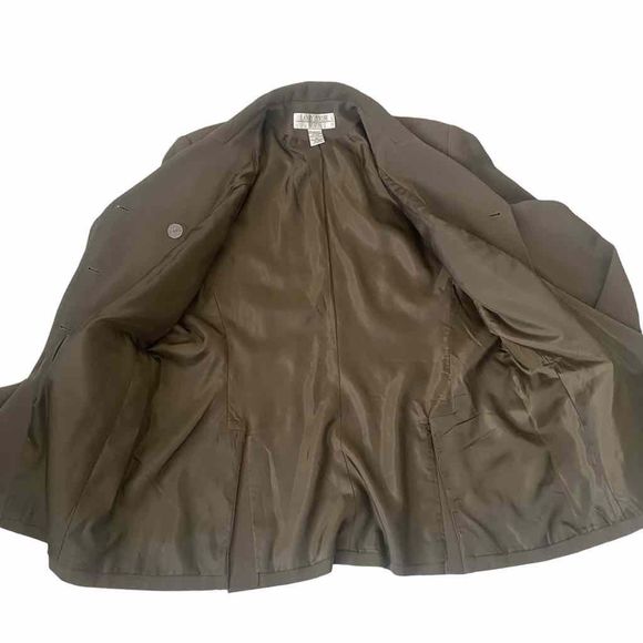 Vintage Larry Levine Suits Double Breasted Blazer Lined Womems Sz 16 Blazer Only - Picture 6 of 8